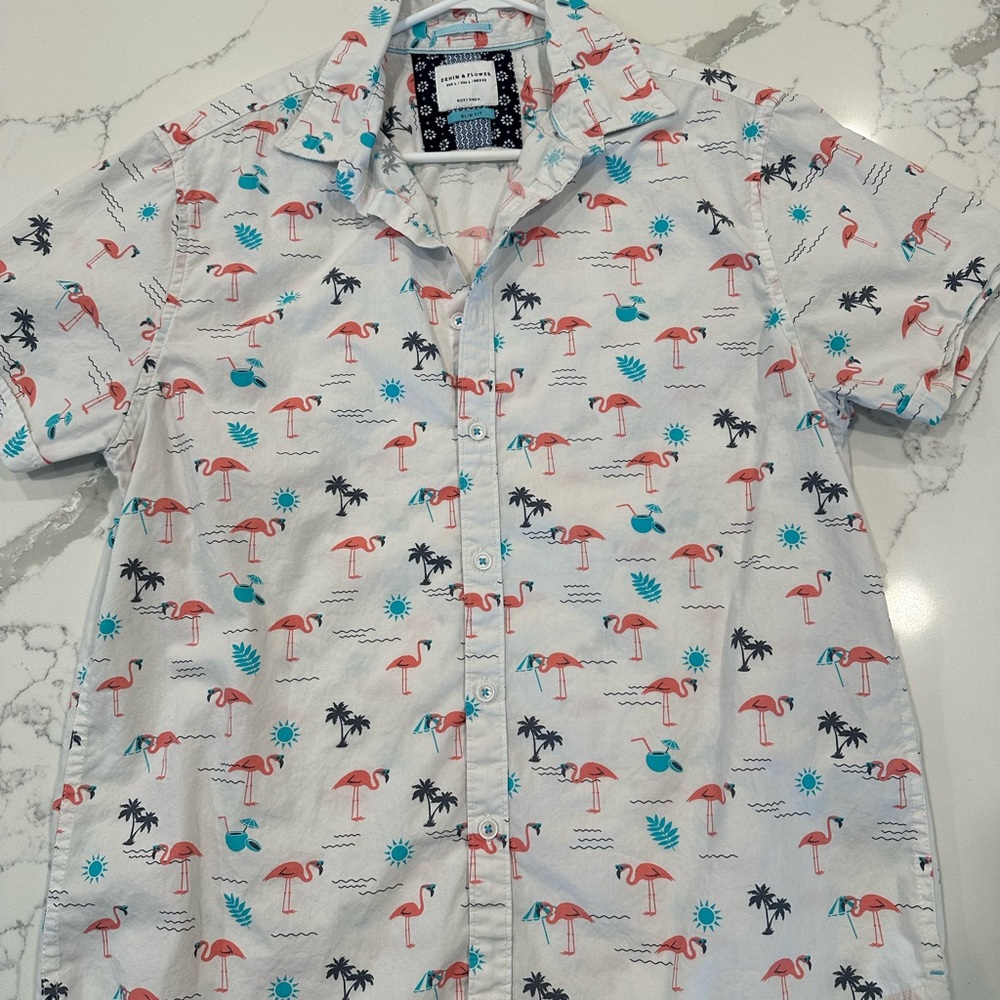 Men’s button up from Denim & Flower size L Slim fit